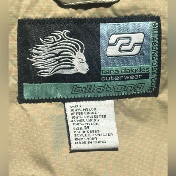 🔥 BILLABONG Tara Dakides Pro Snowboard Skiing Winter Snow Jacket Parka Size M - Picture 8 of 10